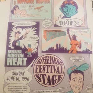 Tulsapalooza: 1996 Poster by David Dean SIGNED